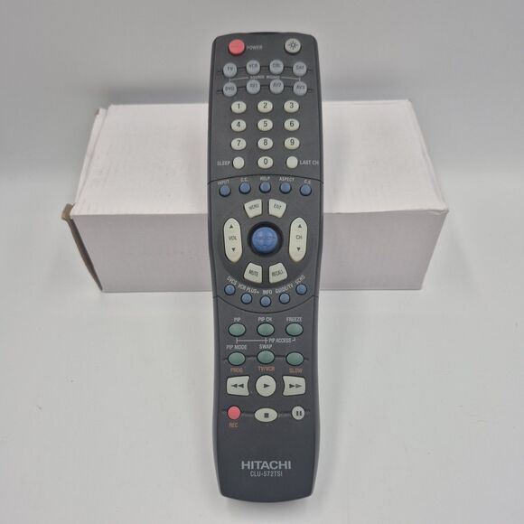 ORIGINAL Hitachi CLU-575TSI TV DVD VCR Remote Control Transmitter - Picture 1 of 4